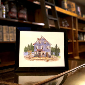 Silver Islet General Store Illustrated Print