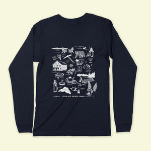 Silver Islet Montage Long Sleeve T